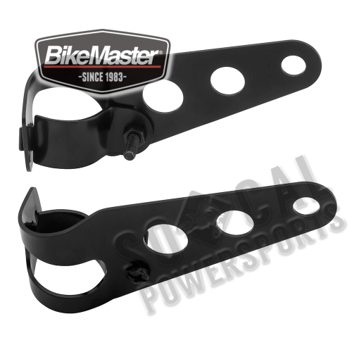 BikeMaster - BikeMaster Universal Headlight Bracket - Black - 152409