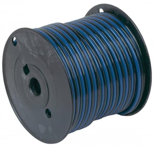 Hopkins Towing Solutions - Hopkins Towing Solutions 12 Gauge 2-Wire Bonded - Black/Blue - 100 Ft. Spool - 49975