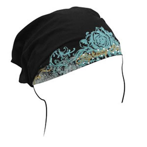 Zan Headgear - Zan Headgear Highway Honeys Womens Headwrap - HBHH04 - Metallic Rose - OSFM