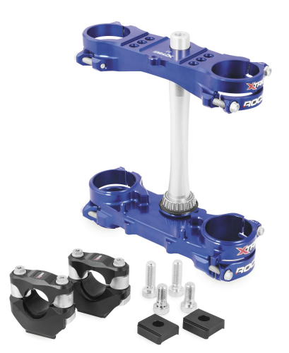 KYB - KYB ROCS Tech Triple Clamp - Blue - 501340801101