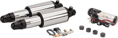 Arnott - Arnott Fox Series VRod Air Suspension with Rebound Adjustment - Chrome - MC-2901