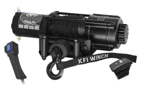 KFI Products - KFI Products 4500 UTV Stealth Series - Wide with Dash Switch - SE45W-R2