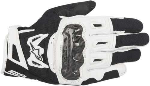 Alpinestars - Alpinestars SMX-2 V2 Air Carbon Gloves - 3567717-12-2X - Black/White - 2XL