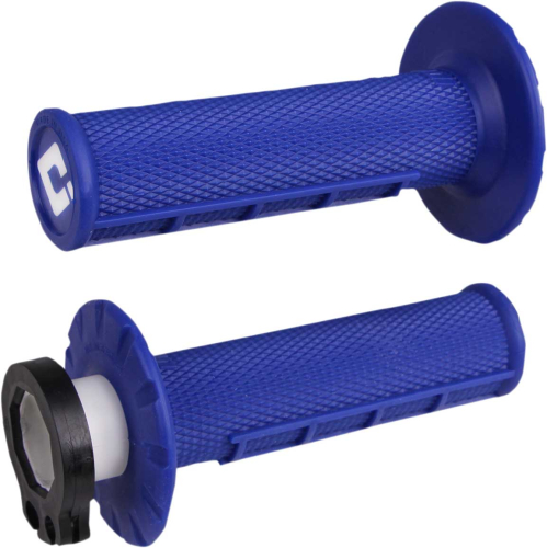 ODI - ODI V2 Lock-On 1/2 Waffle Grips - Blue - H36HWU