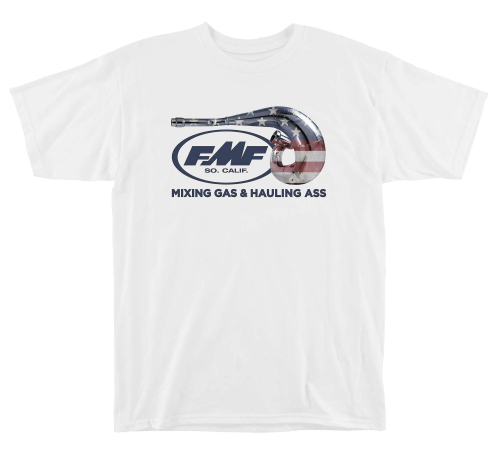 FMF Racing - FMF Racing Anthem Tee - SP8118900-WHT-SM - White - Small