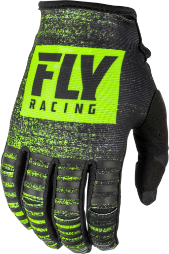 Fly Racing - Fly Racing Kinetic Noiz Gloves - 372-51008 - Black/Hi-Vis - 8