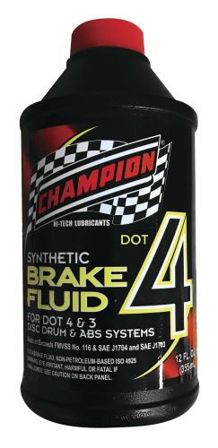 Champion - Champion Racing 600 Series Dot 4 Brake Fluid - 12oz. - 4054K