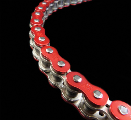 EK Chain - EK Chain 530 ZVX3 Series ZX-Ring Chain - 160 Links - Red - 530ZVX3-160AR