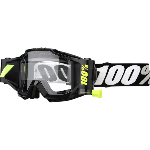 100% - 100% Accuri Tornado Forecast Youth  Goggles - 50320-001-02 - Tornado Black/ Clear Lens - OSFM