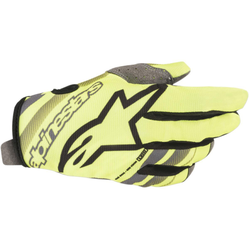 Alpinestars - Alpinestars RDR Flight Gloves - 3561819-511-M - Fluorescent Yellow/Gray - Medium