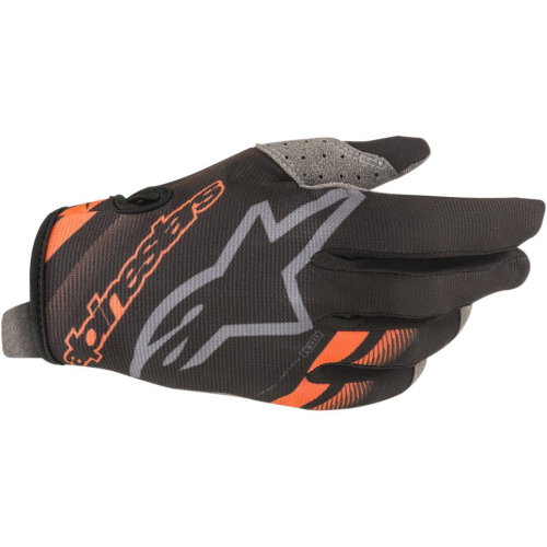 Alpinestars - Alpinestars RDR Flight Gloves - 3561819-156-XXL - Black/Orange - 2XL