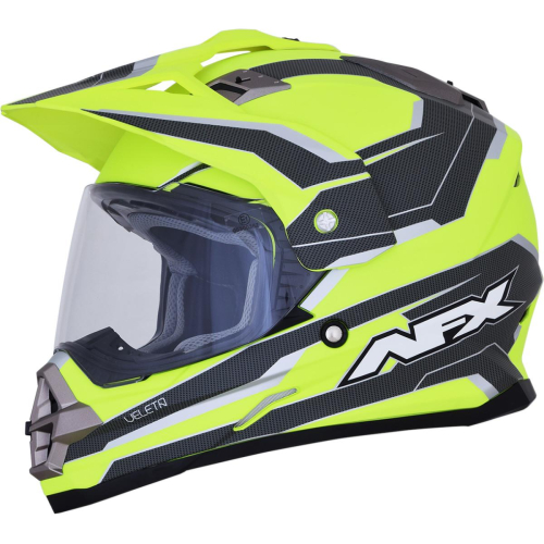 AFX - AFX FX-39 Dual Sport Series 2 Multis Helmet - 0110-5885 - Matte Yellow/Carbon - 2XL