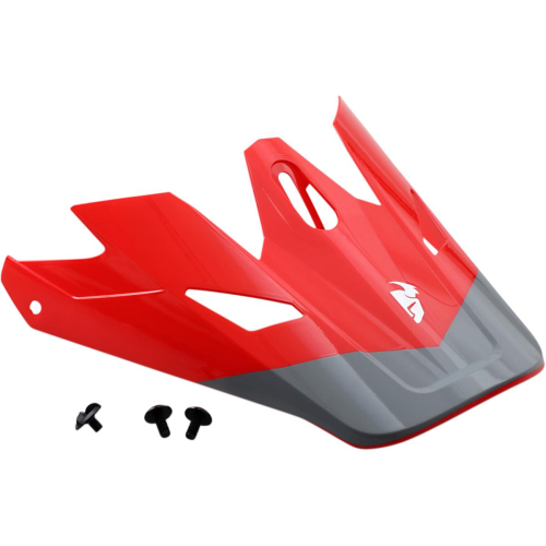 Thor - Thor Visor Kit for Youth Sector Bomber Helmet - Red/Charcoal - 0132-1255