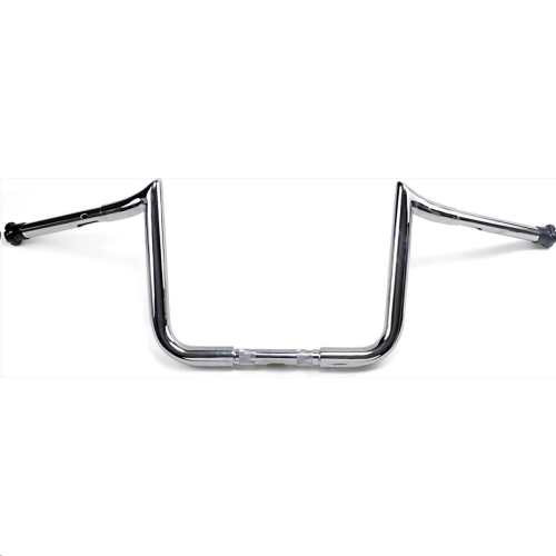 Baron Custom Accessories - Baron Custom Accessories 1-1/4in. Prime Ape Handlebar - 10in. Rise - Chrome - BA-7375-12