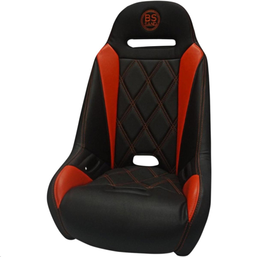 BS Sand - BS Sand Extreme Seat - Diamond - Black/Deep Orange - EXBUDOBDC