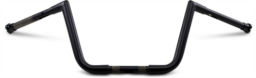 Baron Custom Accessories - Baron Custom Accessories 1-1/4in. Twin Peak Handlebar - 10in. Rise - Matte Black - BA-7376-10M