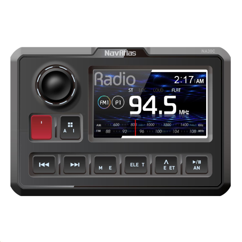 NavAtlas - NavAtlas 3in. Command Center with Bluetooth/AM/FM/WB - NA30C