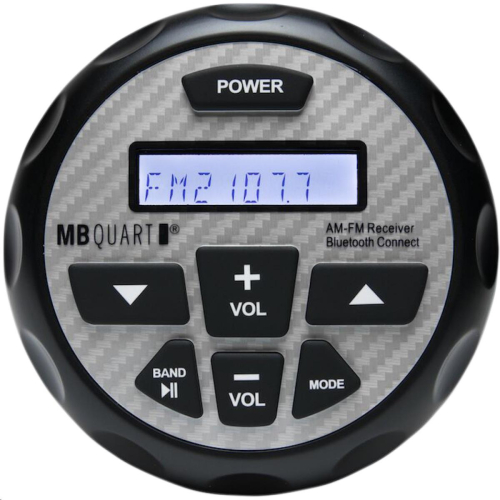 MB Quart - MB Quart Gauge Mount Radio Powered Bluetooth AM/FM - 160-watt - GMR-2.5