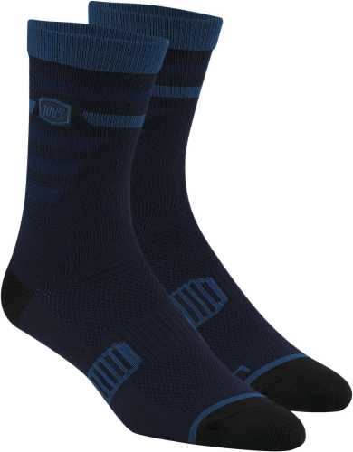 100% - 100% Advocate Performance Socks - 24017-015-18 - Navy - Lg-XL