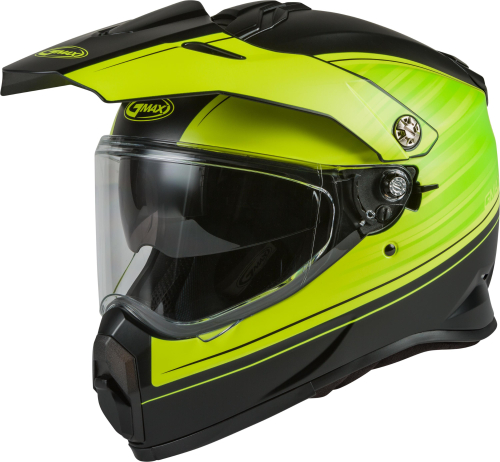 G-Max - G-Max AT-21 Raley Helmet - G1211745 - Matte Black/Hi-Vis - Medium