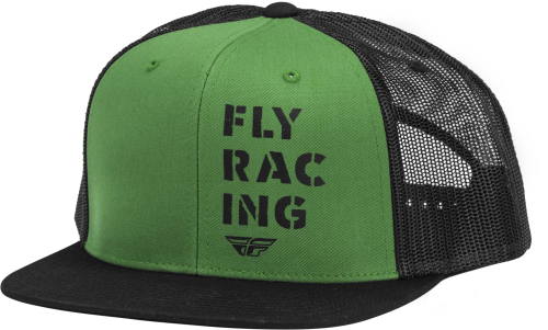 Fly Racing - Fly Racing Fly Military Hat - 351-0131 - Military Green/Black - OSFM