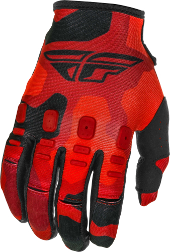 Fly Racing - Fly Racing Kinetic K221 Youth Gloves - 374-51204 - Red/Black - 04