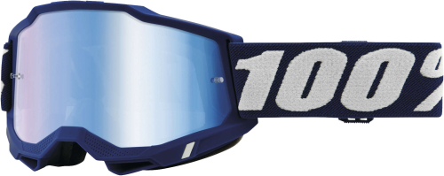 100% - 100% Accuri 2 Deep Marine Goggles - 50221-250-11 - Deep Marine / Blue Mirror Lens - OSFA