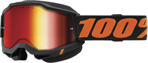 100% - 100% Accuri 2 Chicago Snow Goggles - 50223-651-13 - Chicago / Red Mirror Lens - OSFA