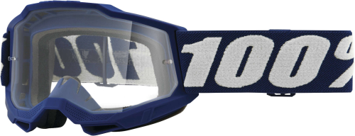 100% - 100% Accuri 2 Deep Marine Youth Goggles - 50321-101-11 - Deep Marine / Clear Lens - OSFA