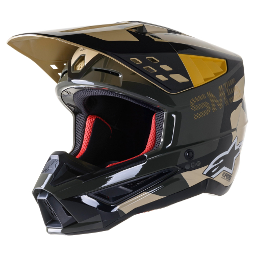 Alpinestars - Alpinestars SM5 Rover Helmet - 8303921-8049-L - Sand Tangerine/Camo Glossy - Large