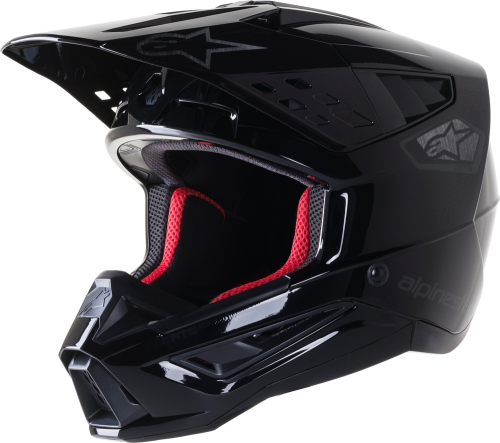 Alpinestars - Alpinestars SM5 Scout Helmet - 8305522-1997-L - Black/Silver Glossy - Large