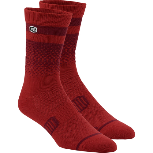 100% - 100% Advocate Socks - 24017-419-18 - Cherry/Brick - Lg-XL