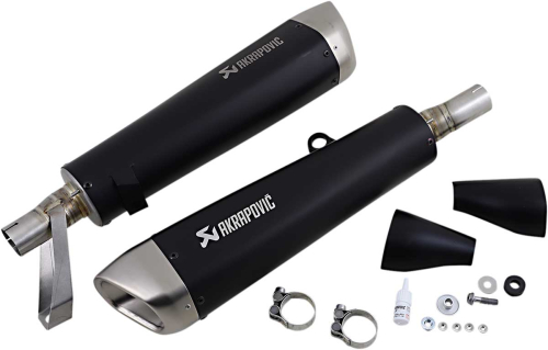 Akrapovic - Akrapovic Carbon Fiber Mufflers for Slip-On Line Dual Exhaust - S-T9SO2-HCQTBL