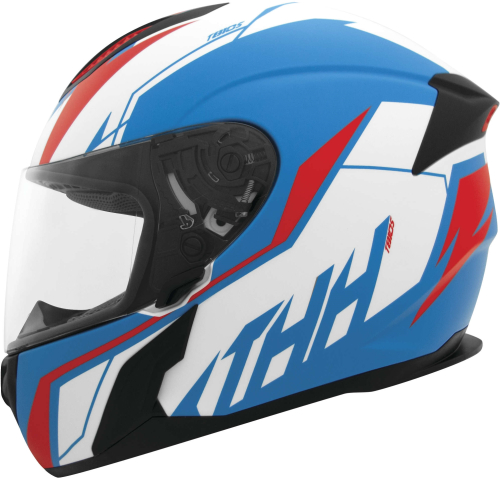 THH Helmets - THH Helmets T810S Turbo Helmet - 646873 - Blue/Red - Large