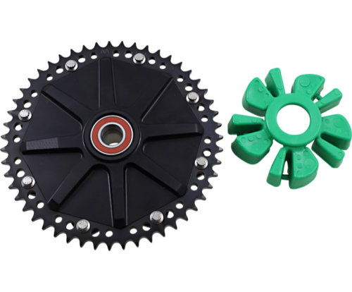 Alloy Art - Alloy Art Cush Drive Chain Sprocket with Black Anodized Carrier - 51T - Black - G2CC51-11