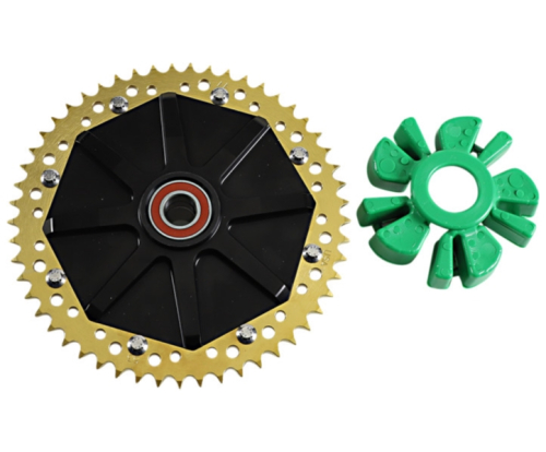 Alloy Art - Alloy Art Cush Drive Chain Sprocket with Black Anodized Carrier - 53T - Gold - G2CC53-12