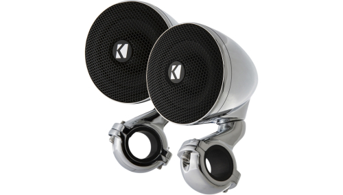 KICKER - KICKER PSM Enclosed Mini Speaker - 4 Ohm - Chrome - 47PSM34