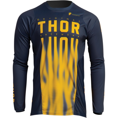 Thor - Thor Pulse Vapor Jersey - 2910-6926 - Midnight/Lemon - Large