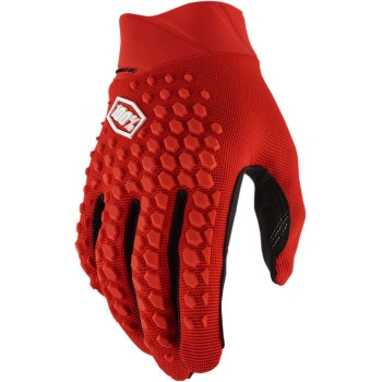 100% - 100% Geomatic Gloves - 10026-00016 - Red - Medium