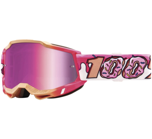 100% - 100% Accuri 2 Donut Goggles - 50014-00007 - Donut / Pink Mirror Lens - OSFM