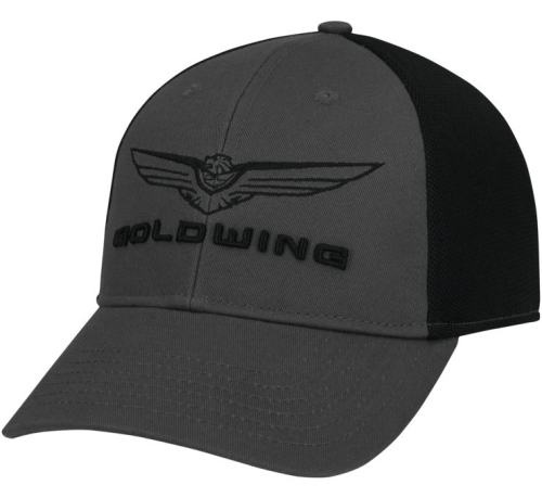 Powertex - Powertex Gold Wing Cap - NP21A-H2421 - Charcoal - OSFM