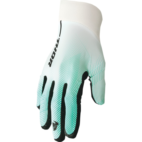 Thor - Thor Agile Tech Gloves - 3330-7212 - Black/White/Teal - 2XL