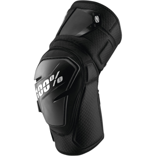 100% - 100% Fortis Knee Guards - 70007-00001 - Black - SM-MD