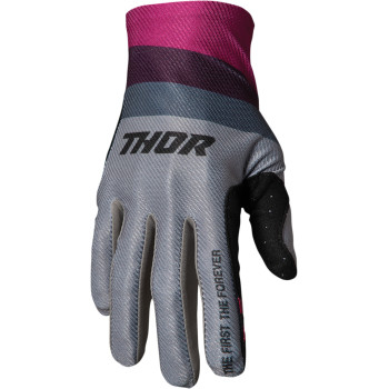 Thor - Thor Assist React Gloves - 3360-0065 - Gray/Purple - Large