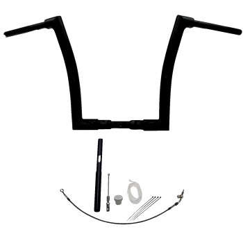 Fat Baggers, Inc. - Fat Baggers, Inc. 1-1/2in. EZ Install Flat Top Handlebar Kit - Black - 619914-B