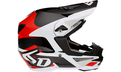 6D - 6D ATR-1 Apex Helmet - 10-4534 - Red - X-Small