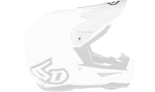 6D - 6D Visor for ATR-1 Helmet - White - 72-3111