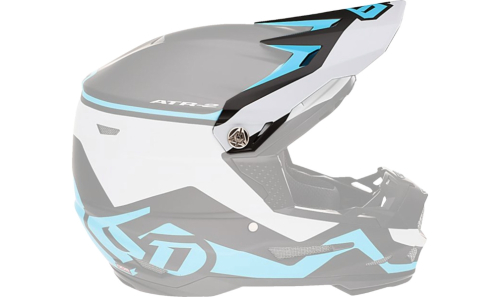 6D - 6D Visor for ATR-2 Youth Helmet - Drive Cyan - 72-4130