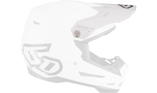 6D - 6D Visor for ATR-2 Helmet - Gloss White - 72-6054