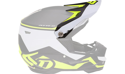 6D - 6D Visor for ATR-2 Helmet - Drive Neon Yellow - 72-6097